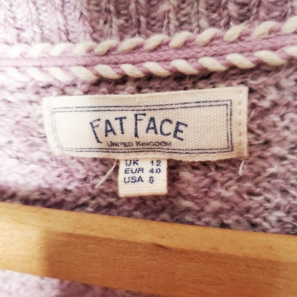 Fat Face Lilac Purple Sweater 12 - Picture 5 of 7
